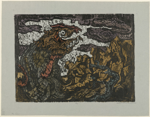 Jakob Steinhardt. The Evil (Das &Uuml;bel). 1950