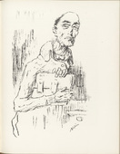 Alfred Kubin. The Small Saver (Der kleine Sparer) (plate, page 83) from the periodical M&uuml;nchner Bl&auml;tter f&uuml;r Dichtung und Graphik, no. 6 (June 1919). 1919