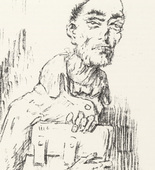 Alfred Kubin. The Small Saver (Der kleine Sparer) (plate, page 83) from the periodical M&uuml;nchner Bl&auml;tter f&uuml;r Dichtung und Graphik, no. 6 (June 1919). 1919