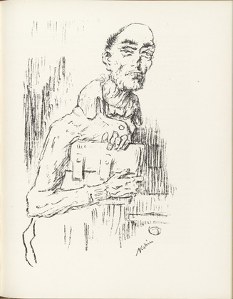 Alfred Kubin. The Small Saver (Der kleine Sparer) (plate, page 83) from the periodical M&uuml;nchner Bl&auml;tter f&uuml;r Dichtung und Graphik, no. 6 (June 1919). 1919