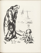 Karl Caspar, Renatus Kuno. Untitled (plate, page 87) from the periodical M&uuml;nchner Bl&auml;tter f&uuml;r Dichtung und Graphik, vol. 1, no. 6 (June 1919). 1919