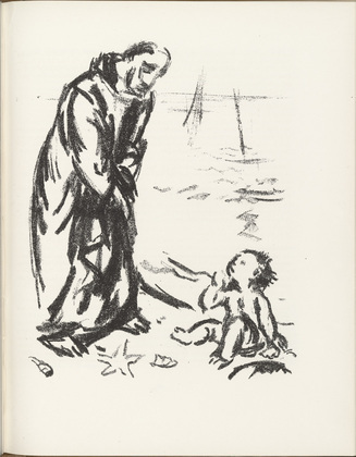 Karl Caspar, Renatus Kuno. Untitled (plate, page 87) from the periodical M&uuml;nchner Bl&auml;tter f&uuml;r Dichtung und Graphik, vol. 1, no. 6 (June 1919). 1919