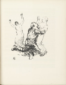 Adolf Ferdinand Schinnerer. Courtship (Werbung) (plate, page 99) from the periodical M&uuml;nchner Bl&auml;tter f&uuml;r Dichtung und Graphik, vol. 1, no. 7 (July 1919). 1919