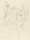 Max Beckmann. Tango from Day and Dream. (1946)