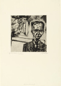 Conrad Felixm&uuml;ller. Portrait of the Art Collector Ludwig Fischer, Frankfurt (Bildnis des Kunstsammlers Ludwig Fischer, Frankfurt). (1922)