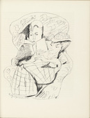 Rudolf Grossmann. Untitled (plate, page 107) from the periodical M&uuml;nchner Bl&auml;tter f&uuml;r Dichtung und Graphik, vol. 1, no. 7 (July 1919). 1919