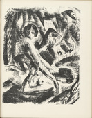 Josef Eberz. Salvation (Erl&ouml;sung) (plate, page 111) from the periodical M&uuml;nchner Bl&auml;tter f&uuml;r Dichtung und Graphik, vol. 1, no. 7 (July 1919). 1919