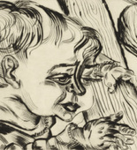 Conrad Felixm&uuml;ller. Child on the Veranda (Son Titus) (Kind auf der Veranda (Sohn Titus)). (1921)