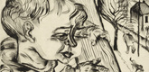 Conrad Felixm&uuml;ller. Child on the Veranda (Son Titus) (Kind auf der Veranda (Sohn Titus)). (1921)