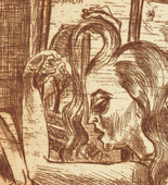 Conrad Felixm&uuml;ller. Woman in the morning: Combing (Frau am Morgen: Das K&auml;mmen). (1920)
