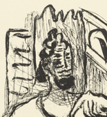 Max Beckmann. King and Demagogue (K&ouml;nig und Demagoge) from Day and Dream. (1946)