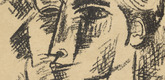 Conrad Felixm&uuml;ller. Head of Londa II (Kopf Londa II) (plate, loose leaf) from the periodical Das Kunstblatt, vol. 2, no. 1 (Jan 1918). 1918 (executed 1917)