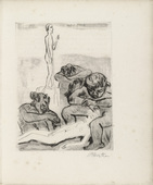 Max Pechstein. Plate (facing page 10) from Yali und sein weisses Weib (Yali and His White Wife). (1923)