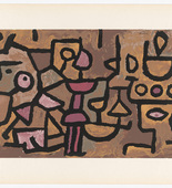 after Paul Klee. Day Music (Musique diurne) (plate 8) from Art d'Aujourd'hui, Ma&icirc;tres de l'Art Abstrait (Art of Today, Masters of Abstract Art): Album I. 1953