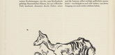 Richard Seewald. Goats (Ziegen) (tailpiece, page 128) from the periodical M&uuml;nchner Bl&auml;tter f&uuml;r Dichtung und Graphik, vol. 1, no. 8 (August 1919). 1919