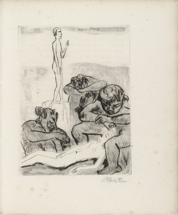 Max Pechstein. Plate (facing page 10) from Yali und sein weisses Weib (Yali and His White Wife). (1923)