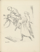 Max Unold. Untitled (plate, page 139) from the periodical M&uuml;nchner Bl&auml;tter f&uuml;r Dichtung und Graphik, vol. 1, no. 9 (September 1919). 1919
