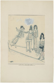 Paul Klee. Scene among Girls (Scene unter M&auml;dchen). 1923
