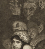 Max Klinger. Dreams (Tr&auml;ume) (plate 3) for the portfolio A Life, Opus VIII (Ein Leben, Opus VIII). 1884 (executed 1883, first published 1884)