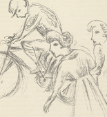 Max Unold. Untitled (plate, page 139) from the periodical M&uuml;nchner Bl&auml;tter f&uuml;r Dichtung und Graphik, vol. 1, no. 9 (September 1919). 1919