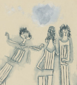 Paul Klee. Scene among Girls (Scene unter M&auml;dchen). 1923