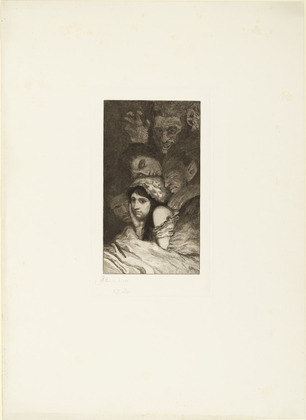 Max Klinger. Dreams (Tr&auml;ume) (plate 3) for the portfolio A Life, Opus VIII (Ein Leben, Opus VIII). 1884 (executed 1883, first published 1884)