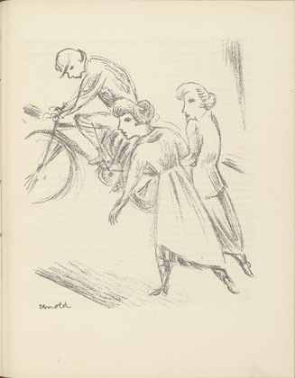 Max Unold. Untitled (plate, page 139) from the periodical M&uuml;nchner Bl&auml;tter f&uuml;r Dichtung und Graphik, vol. 1, no. 9 (September 1919). 1919