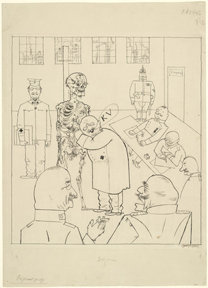 George Grosz. Fit for Active Service (Kriegsverwendungsf&auml;hig). (1918)