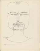 Paul Klee. Portrait (Portr&auml;t) (plate, page 143) from the periodical M&uuml;nchner Bl&auml;tter f&uuml;r Dichtung und Graphik, vol. 1, no. 9 (September 1919). 1919