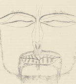 Paul Klee. Portrait (Portr&auml;t) (plate, page 143) from the periodical M&uuml;nchner Bl&auml;tter f&uuml;r Dichtung und Graphik, vol. 1, no. 9 (September 1919). 1919