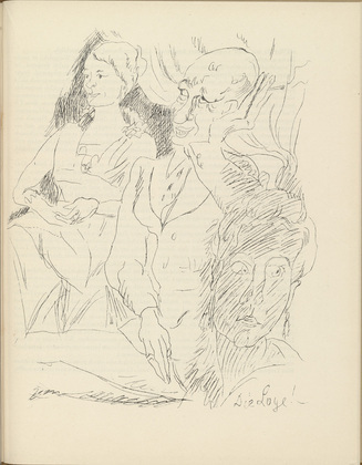 Rudolf Grossmann. The Loge (Die Loge) (plate, page 153) from the periodical M&uuml;nchner Bl&auml;tter f&uuml;r Dichtung und Graphik, vol. 1, no. 10 (October 1919). 1919