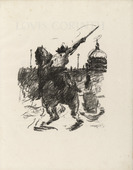 Lovis Corinth. Statue of an Amazon (Amazonenstatue) (frontispiece) from Gesammelte Schriften (Collected Writings). 1920