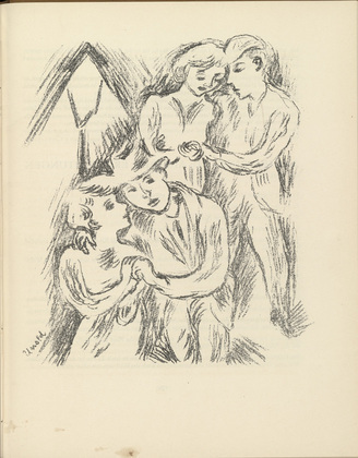 Max Unold. Untitled (plate, page 169) from the periodical M&uuml;nchner Bl&auml;tter f&uuml;r Dichtung und Graphik, vol. 1, no. 11/12 (December 1919). 1919
