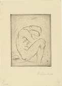 Wilhelm Lehmbruck. Penitent (B&uuml;&szlig;er). (1912, printed 1920)