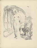 Walther Teutsch. Untitled (plate, page 177) from the periodical M&uuml;nchner Bl&auml;tter f&uuml;r Dichtung und Graphik, vol. 1, no. 11/12 (December 1919). 1919
