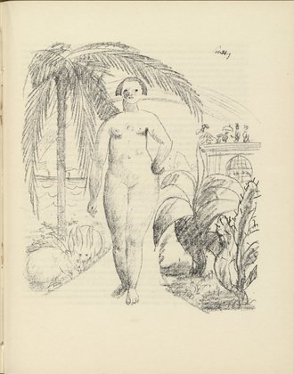 Walther Teutsch. Untitled (plate, page 177) from the periodical M&uuml;nchner Bl&auml;tter f&uuml;r Dichtung und Graphik, vol. 1, no. 11/12 (December 1919). 1919