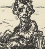 Ren&eacute; Beeh. The Contented One (Der Zufriedene) (plate, page 181) from the periodical M&uuml;nchner Bl&auml;tter f&uuml;r Dichtung und Graphik, vol. 1, no. 11/12 (December 1919). 1919