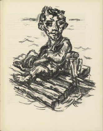 Ren&eacute; Beeh. The Contented One (Der Zufriedene) (plate, page 181) from the periodical M&uuml;nchner Bl&auml;tter f&uuml;r Dichtung und Graphik, vol. 1, no. 11/12 (December 1919). 1919