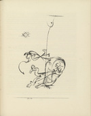 Paul Klee. The Nightmare (Der schreckliche Traum) (plate, page 185) from the periodical M&uuml;nchner Bl&auml;tter f&uuml;r Dichtung und Graphik, vol. 1, no. 11/12 (December 1919). 1919