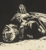 K&auml;the Kollwitz. The Widow II (Die Witwe II) (plate 5) from War (Krieg). (1922, published 1923)