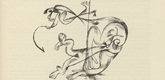 Paul Klee. The Nightmare (Der schreckliche Traum) (plate, page 185) from the periodical M&uuml;nchner Bl&auml;tter f&uuml;r Dichtung und Graphik, vol. 1, no. 11/12 (December 1919). 1919
