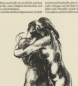 Edwin Scharff, Renatus Kuno. Untitled (tailpiece, page 192) from the periodical M&uuml;nchner Bl&auml;tter f&uuml;r Dichtung und Graphik, vol. 1, no. 11/12 (December 1919). 1919