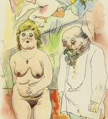 George Grosz. Plate V from Ecce Homo. 1922-1923 (reproduced drawings and watercolors executed 1915-22)
