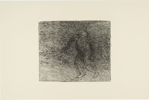 Ernst Barlach. Cry in the Fog (Ruf im Nebel) from The Dead Day (Der tote Tag). (1910-11, published 1912)