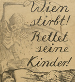 K&auml;the Kollwitz. Vienna Is Dying! Save Its Children! (Wien stirbt! Rettet seine Kinder!). 1920