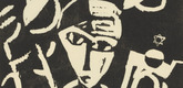 Lasar Segall. Praying Boy (Betender Knabe) from the periodical K&uuml;ndung, vol. 1, no. 2 (February 1921). 1921 (executed 1920)