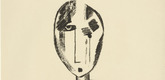 Lasar Segall. Young Beggar (Junge Bettlerin) from the periodical K&uuml;ndung, vol. 1, no. 2 (February 1921). 1921 (executed 1920)