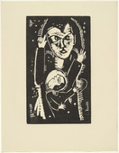 Franz Radziwill. Turning Away (Abkehr) from the periodical K&uuml;ndung, vol. 1, no. 3 (March 1921). 1921 (executed 1920-21)