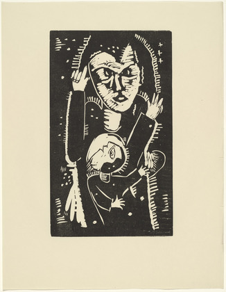 Franz Radziwill. Turning Away (Abkehr) from the periodical K&uuml;ndung, vol. 1, no. 3 (March 1921). 1921 (executed 1920-21)