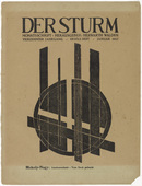 L&aacute;szl&oacute; Moholy-Nagy. Untitled (Composition) (ohne Titel (Komposition)) from the periodical Der Sturm, vol. 13, no. 1 (Jan 1923). 1923